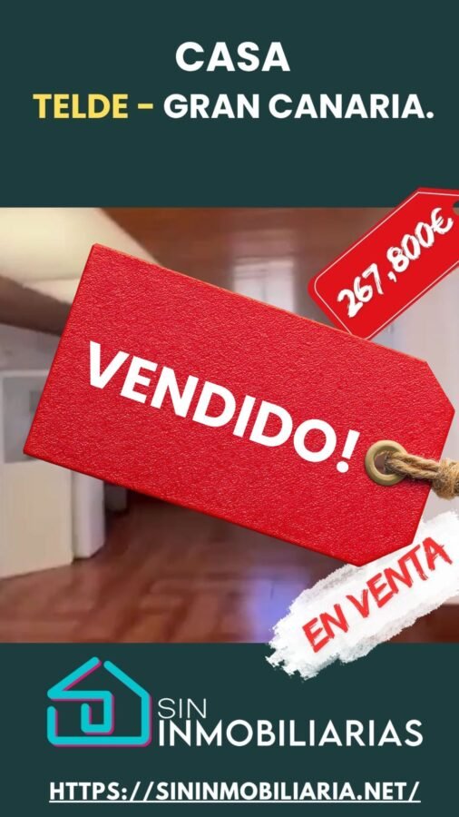 Vendido Adosado de 3 Plantas en Telde. Gran Canaria.