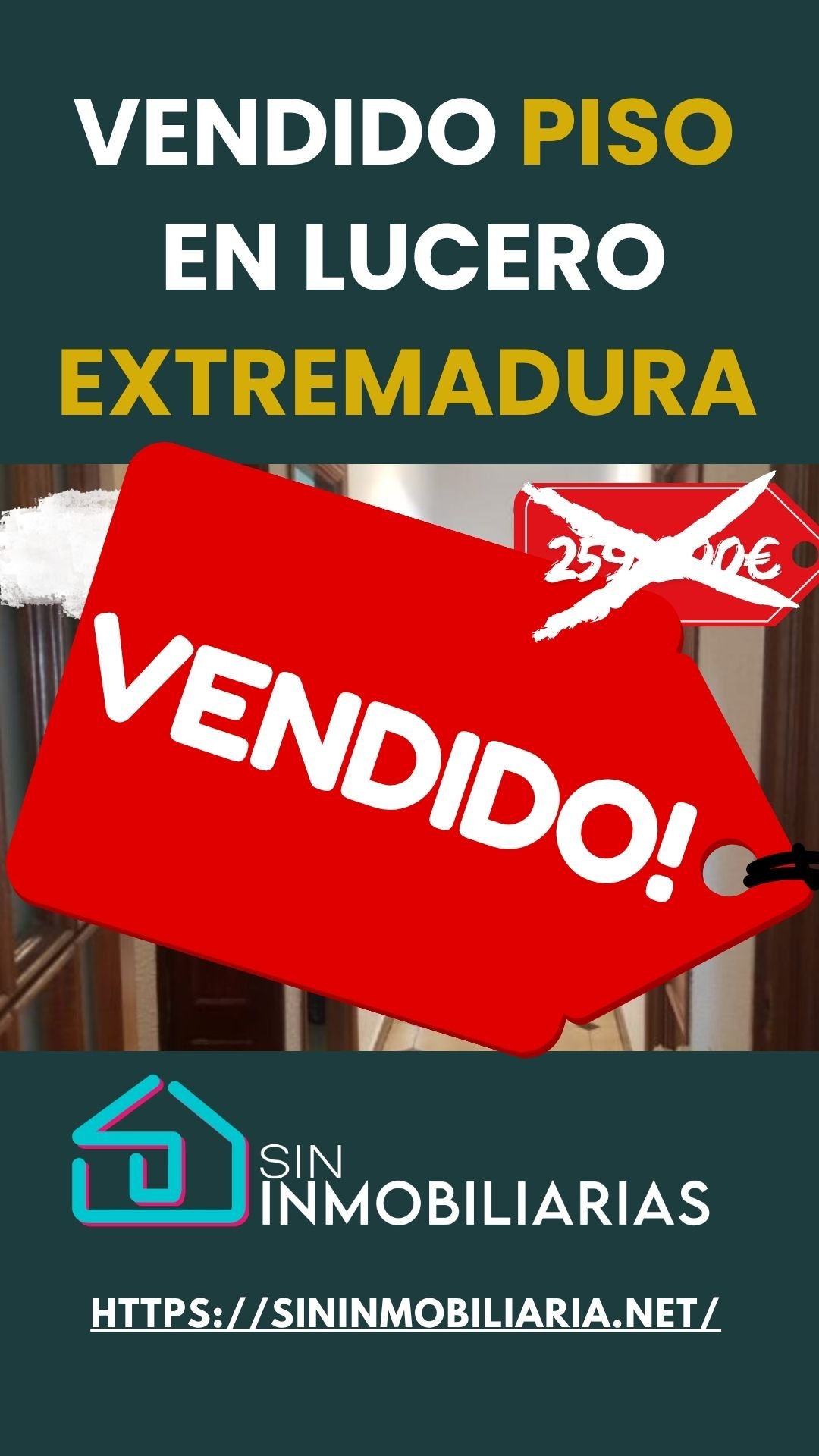 VENDIDO PISO EN EXTREMADURA